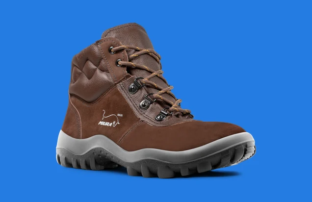 Bota de segurança Safetline x85xGL-NB-CF em nobuck café
